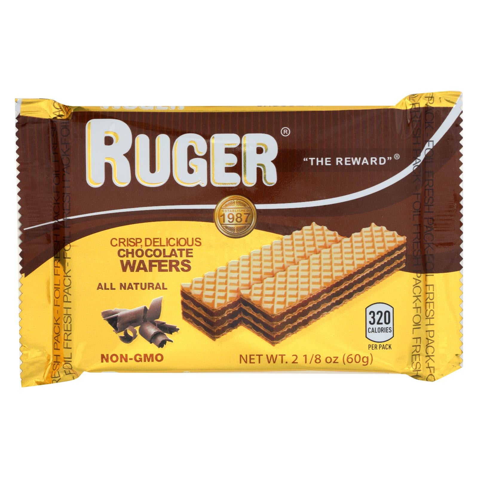 Ruger - Wafer Chocolate - Case Of 12 - 2.125 Oz - GreatEagleInc