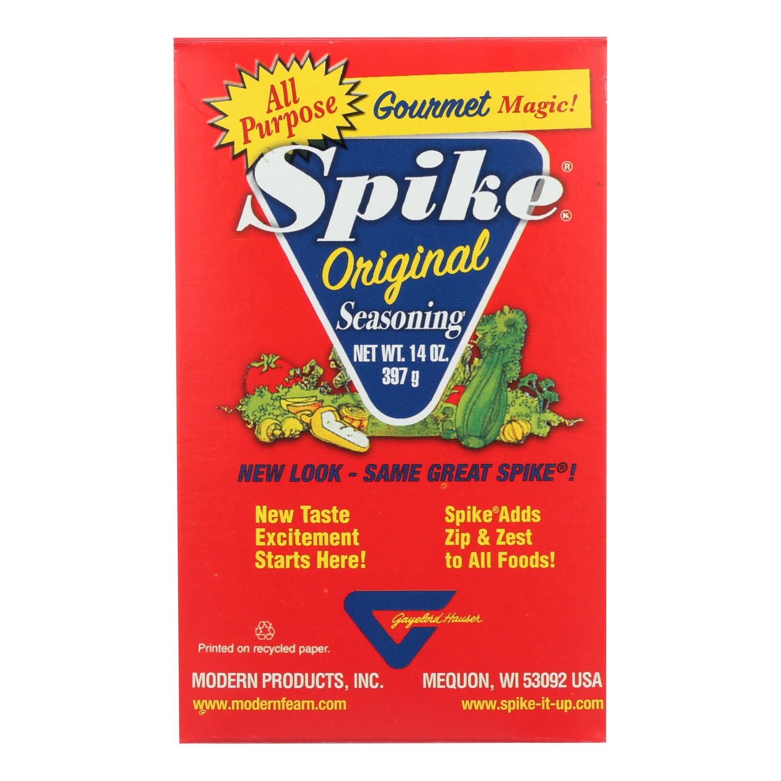 Modern Products Spike Gourmet Natural Seasoning - Original Magic - Box - 14 Oz - GreatEagleInc