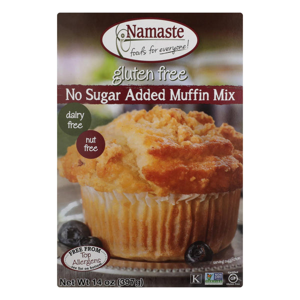 Namaste Foods Gluten Free Sugar Free Muffin - Mix - Case Of 6 - 14 Oz. - GreatEagleInc