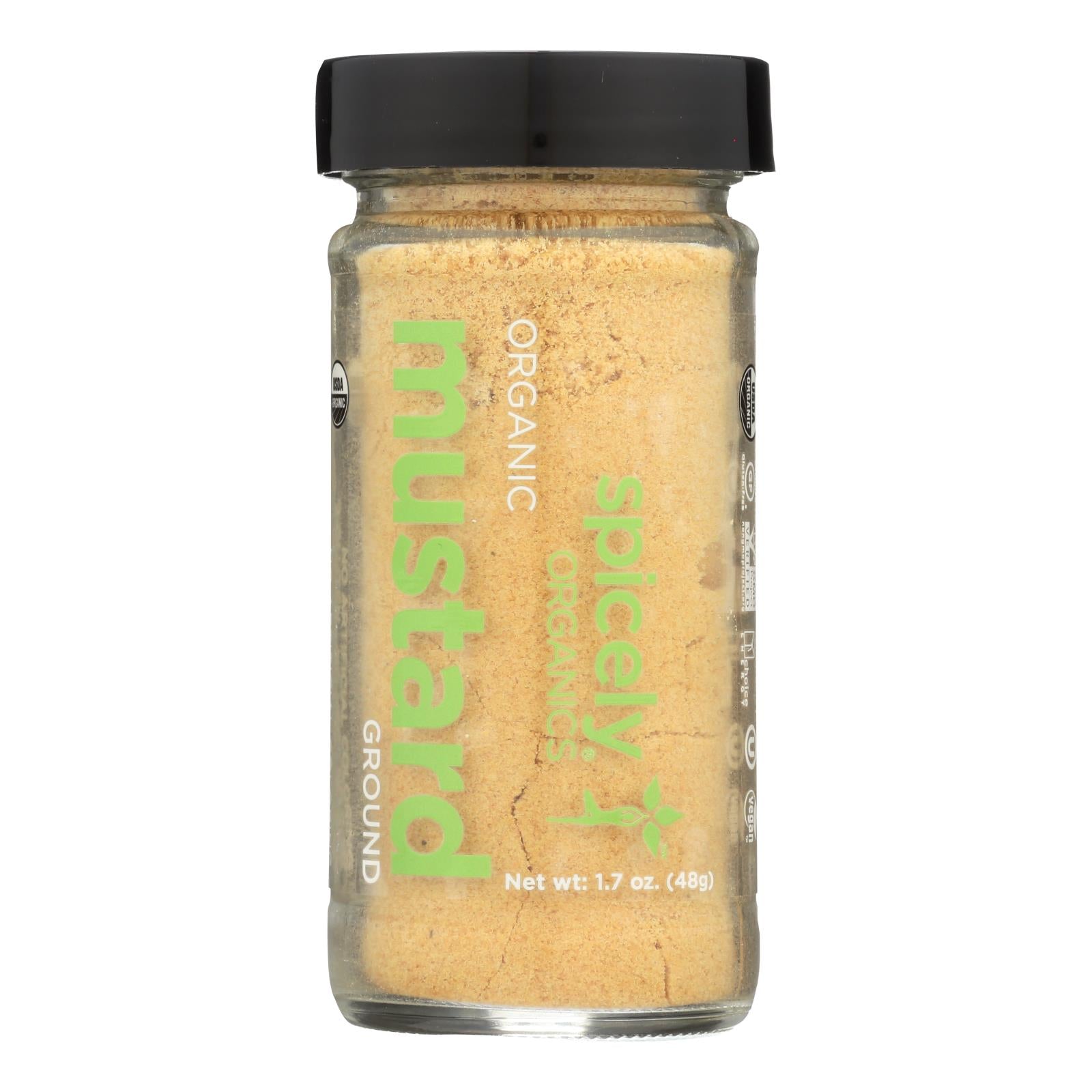 Spicely Organics - Organic Mustard - Ground - Case Of 3 - 1.7 Oz. - GreatEagleInc