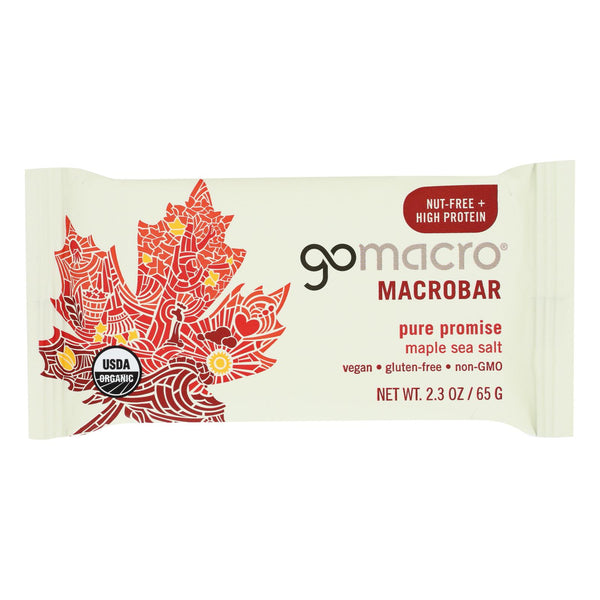 Gomacro - Bars Maple Sea Salt - Case Of 12 - 2.3 Oz - GreatEagleInc
