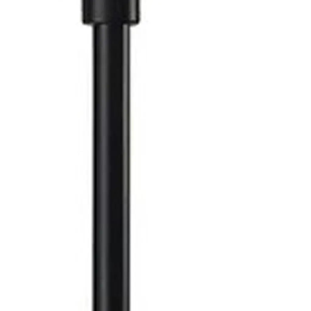 71" Black And White With White Plastic Shade Homeroots Lighting