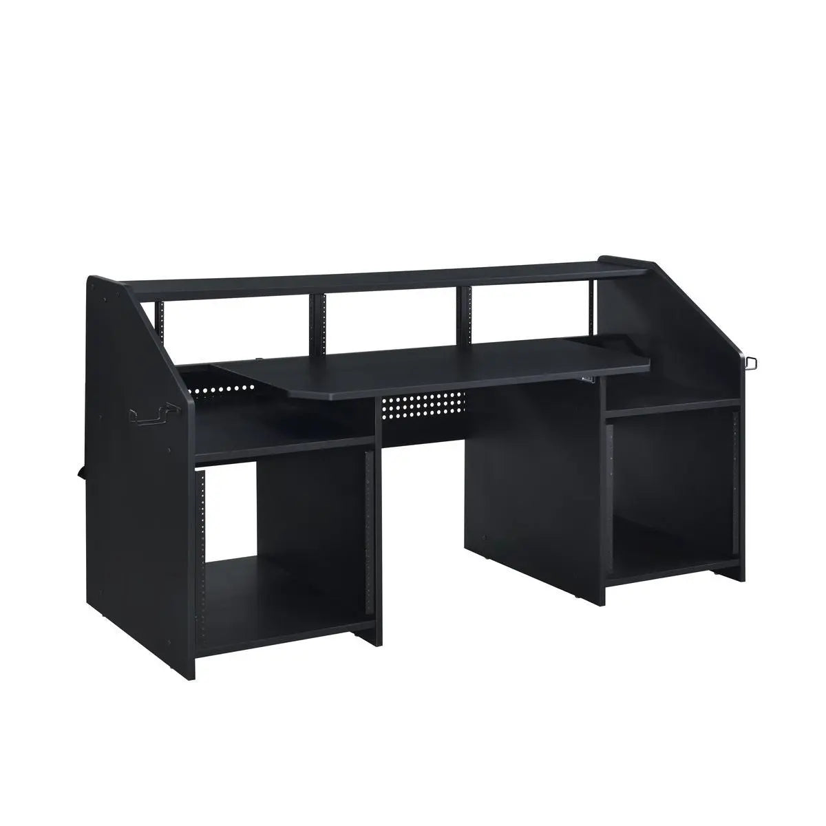 71" Black Music Desk Homeroots Office