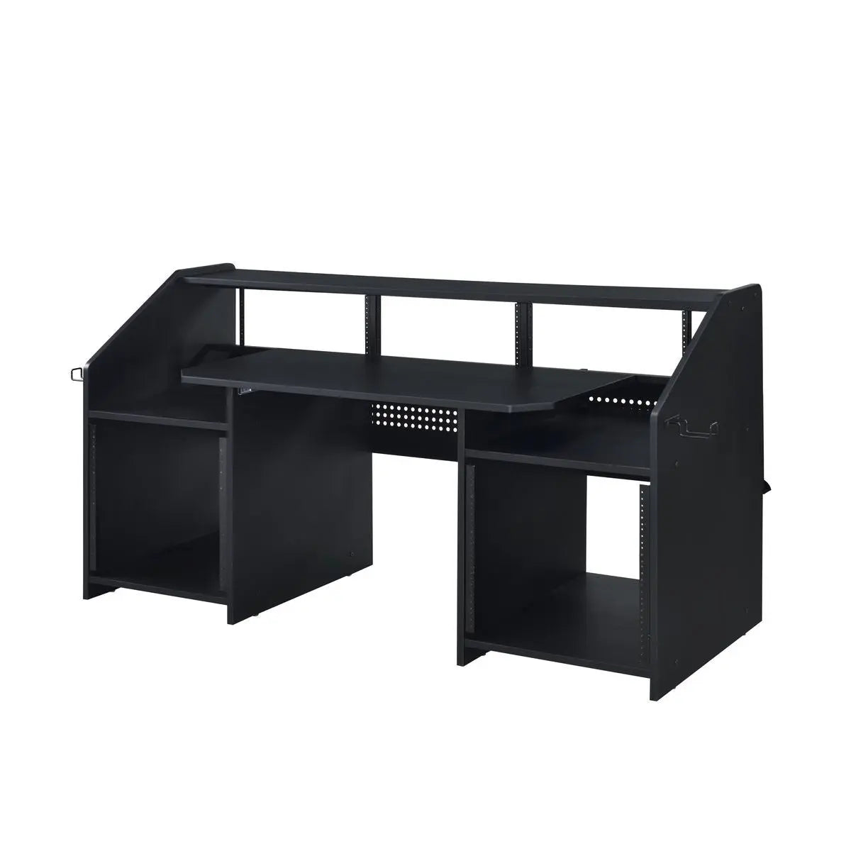 71" Black Music Desk Homeroots Office