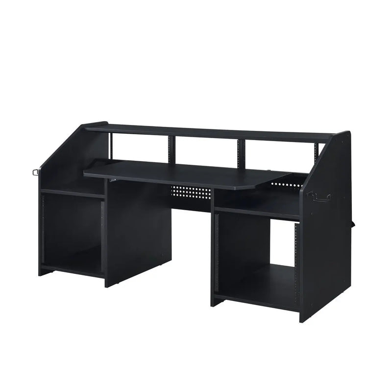 71" Black Music Desk Homeroots Office