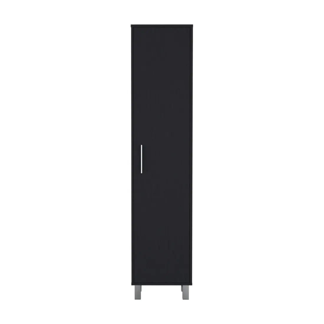 71" Black Wood Pantry Or Storage Cabinet Homeroots Kitchen & Dining