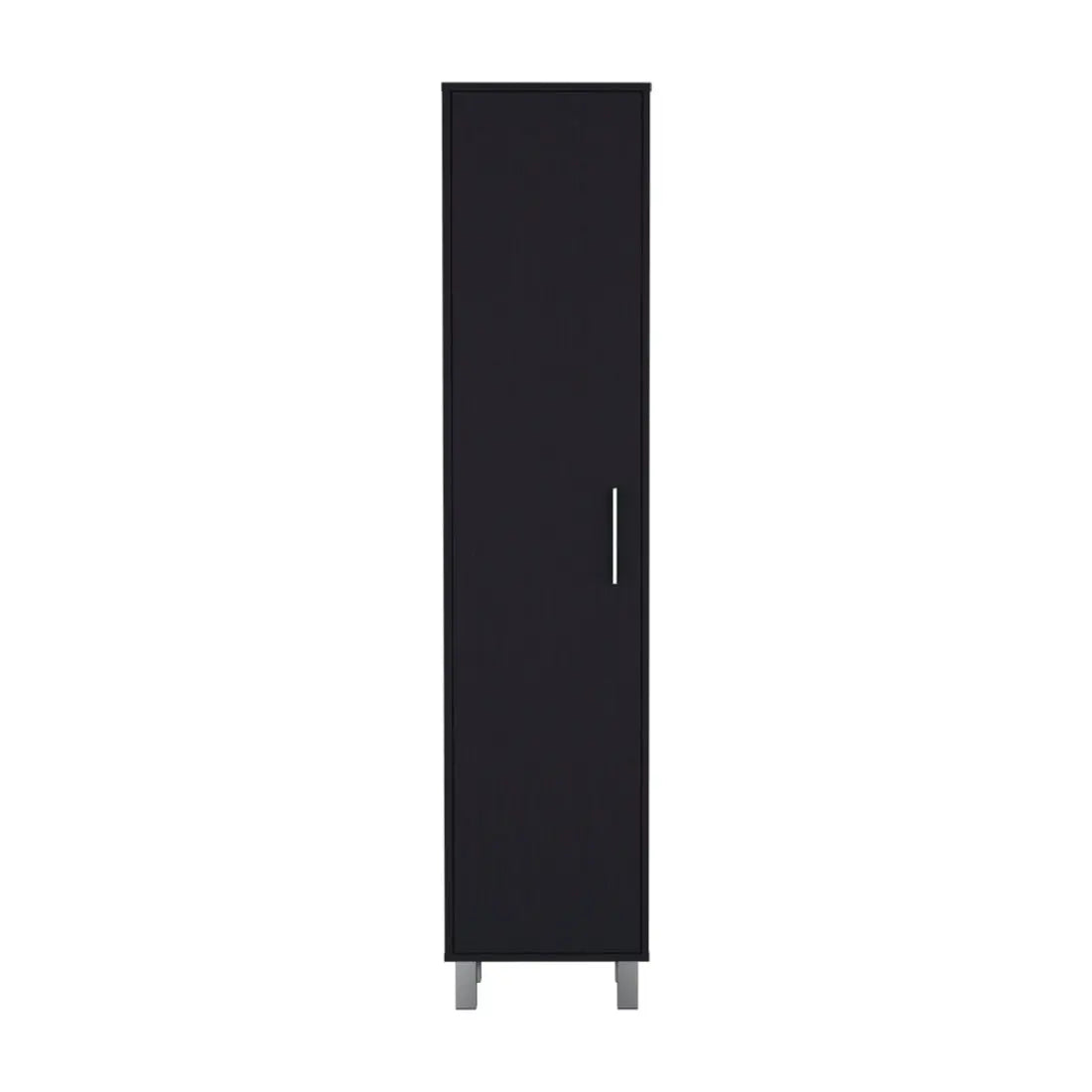 71" Black Wood Pantry Or Storage Cabinet Homeroots Kitchen & Dining