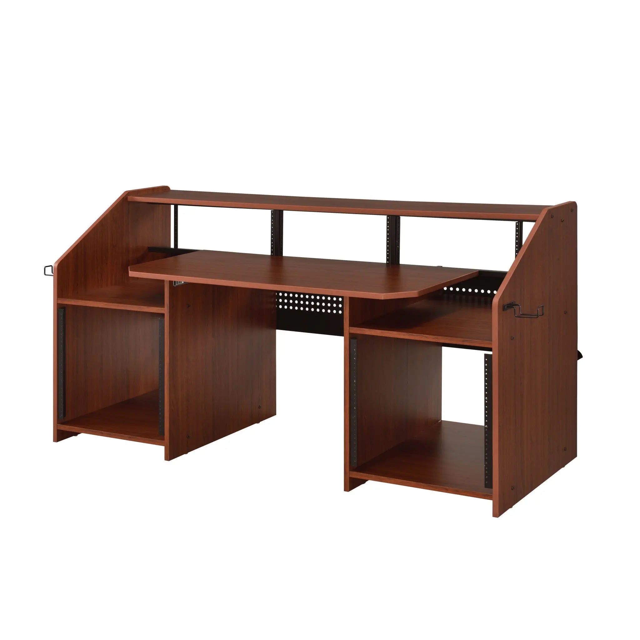 71" Brown Music Desk Homeroots Office