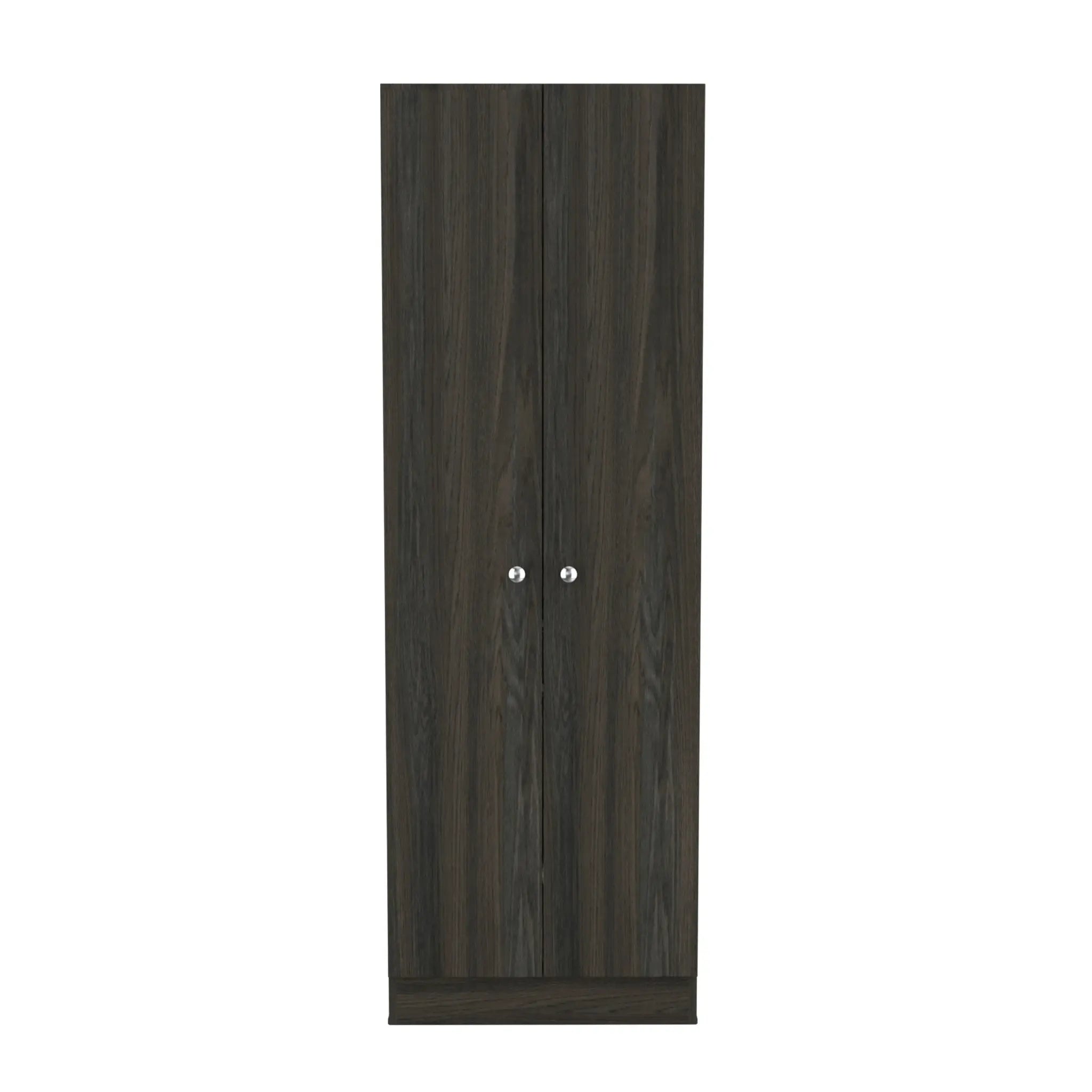 71" Dark Brown Wood Pantry Or Storage Closet Homeroots Kitchen & Dining
