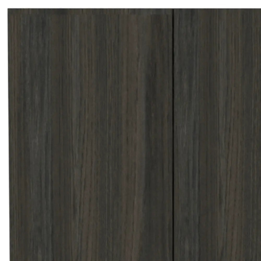 71" Dark Brown Wood Pantry Or Storage Closet Homeroots Kitchen & Dining