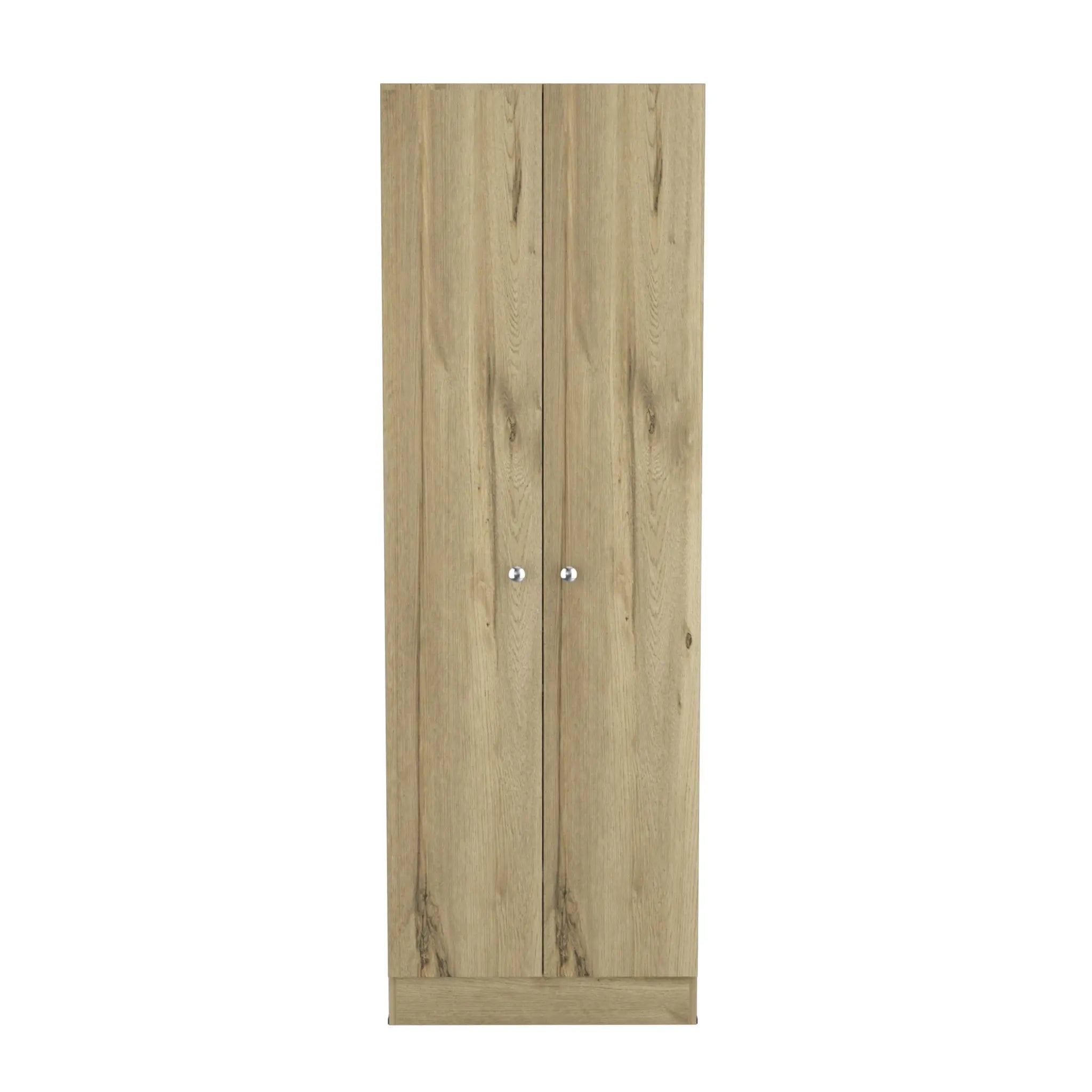 71" Oak Wood Pantry Or Storage Closet Homeroots Kitchen & Dining