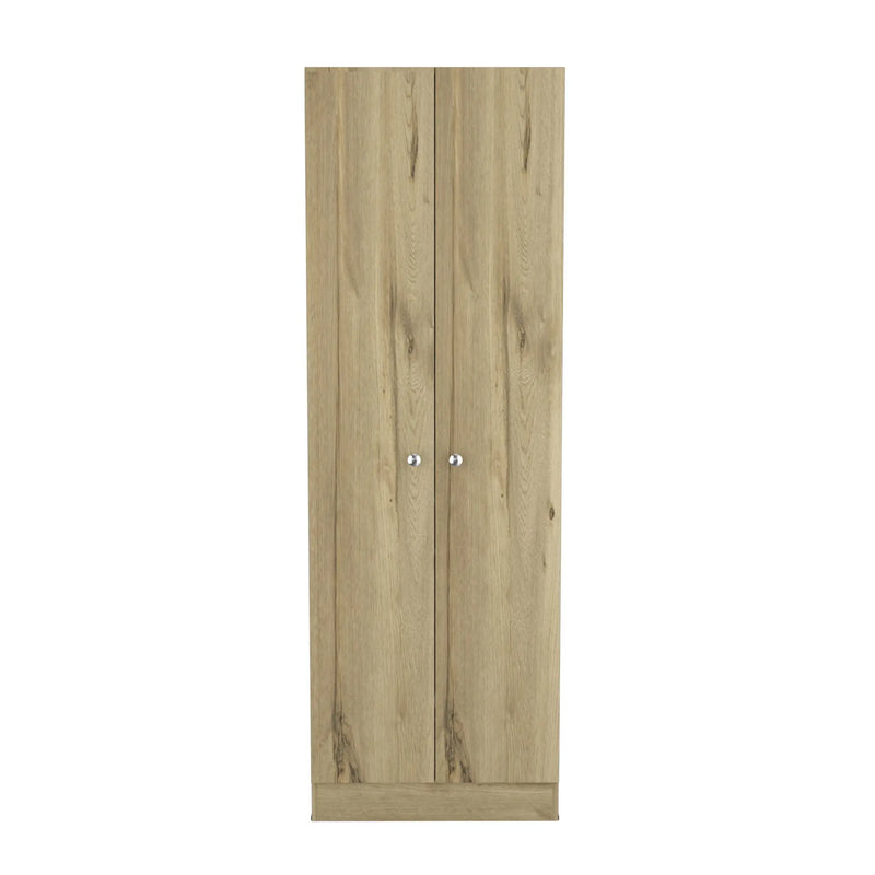 71" Oak Wood Pantry Or Storage Closet Homeroots Kitchen & Dining