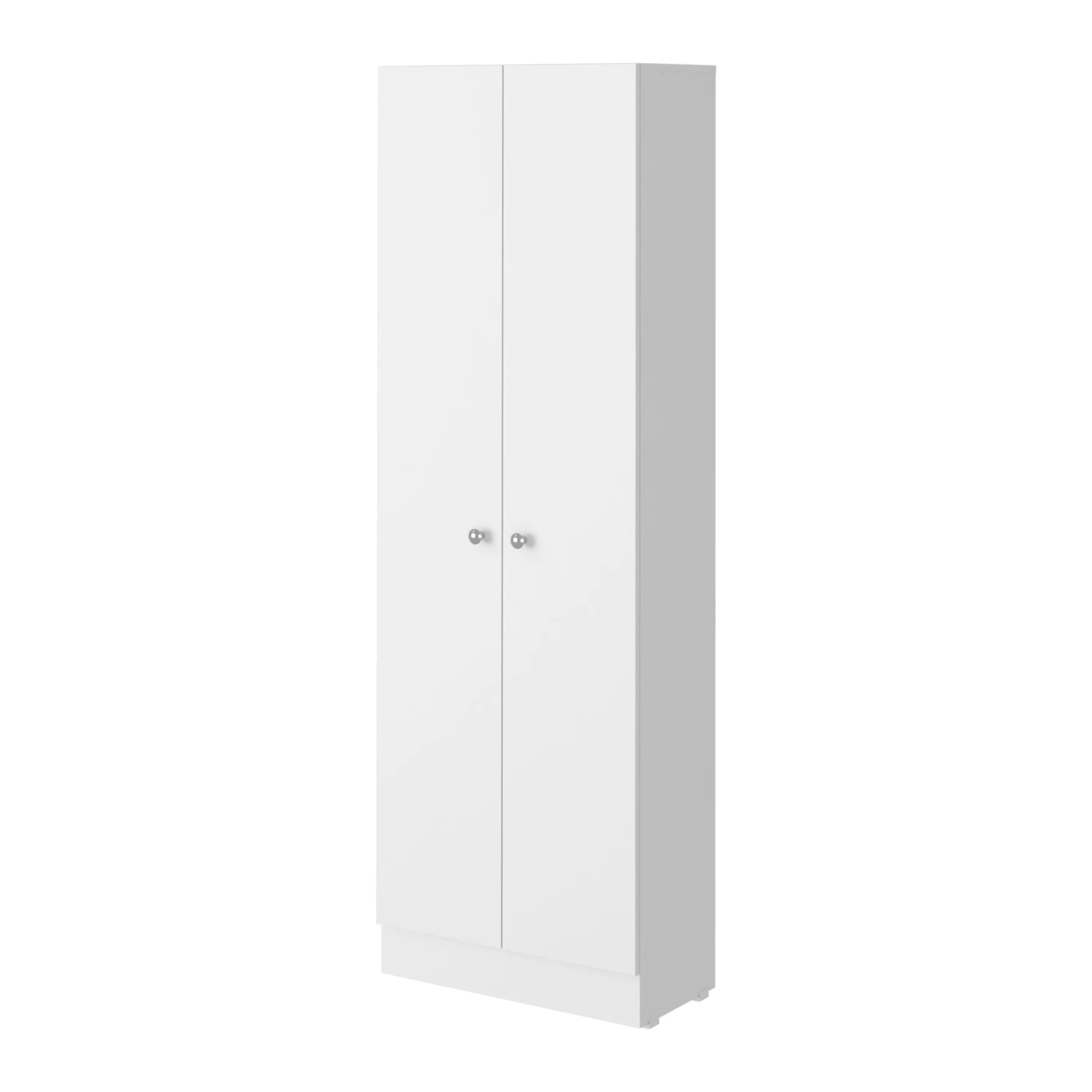71" White Wood Pantry Or Storage Closet Homeroots Kitchen & Dining