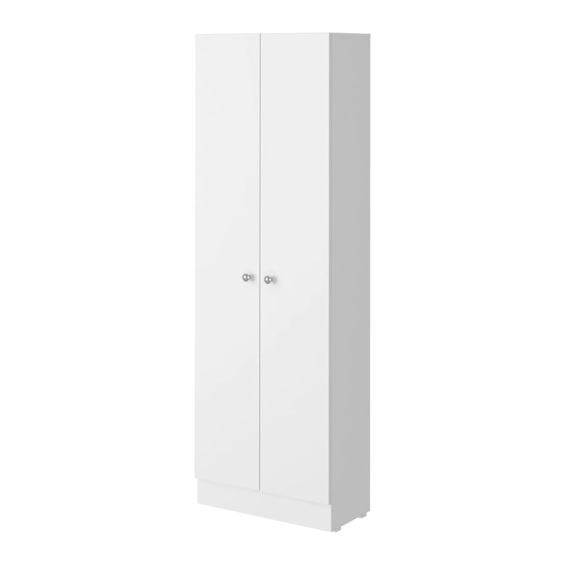 71" White Wood Pantry Or Storage Closet Homeroots Kitchen & Dining