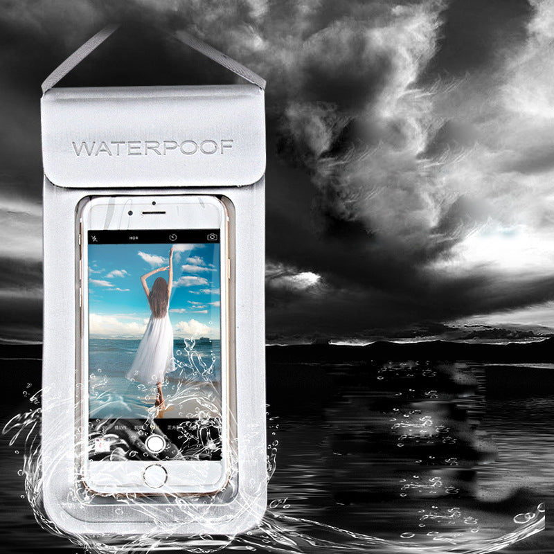 Swimming Bag Durable TPU Universal Waterproof Mobile Phone Cover Case Strong Seal Cellphones Neck Pouch