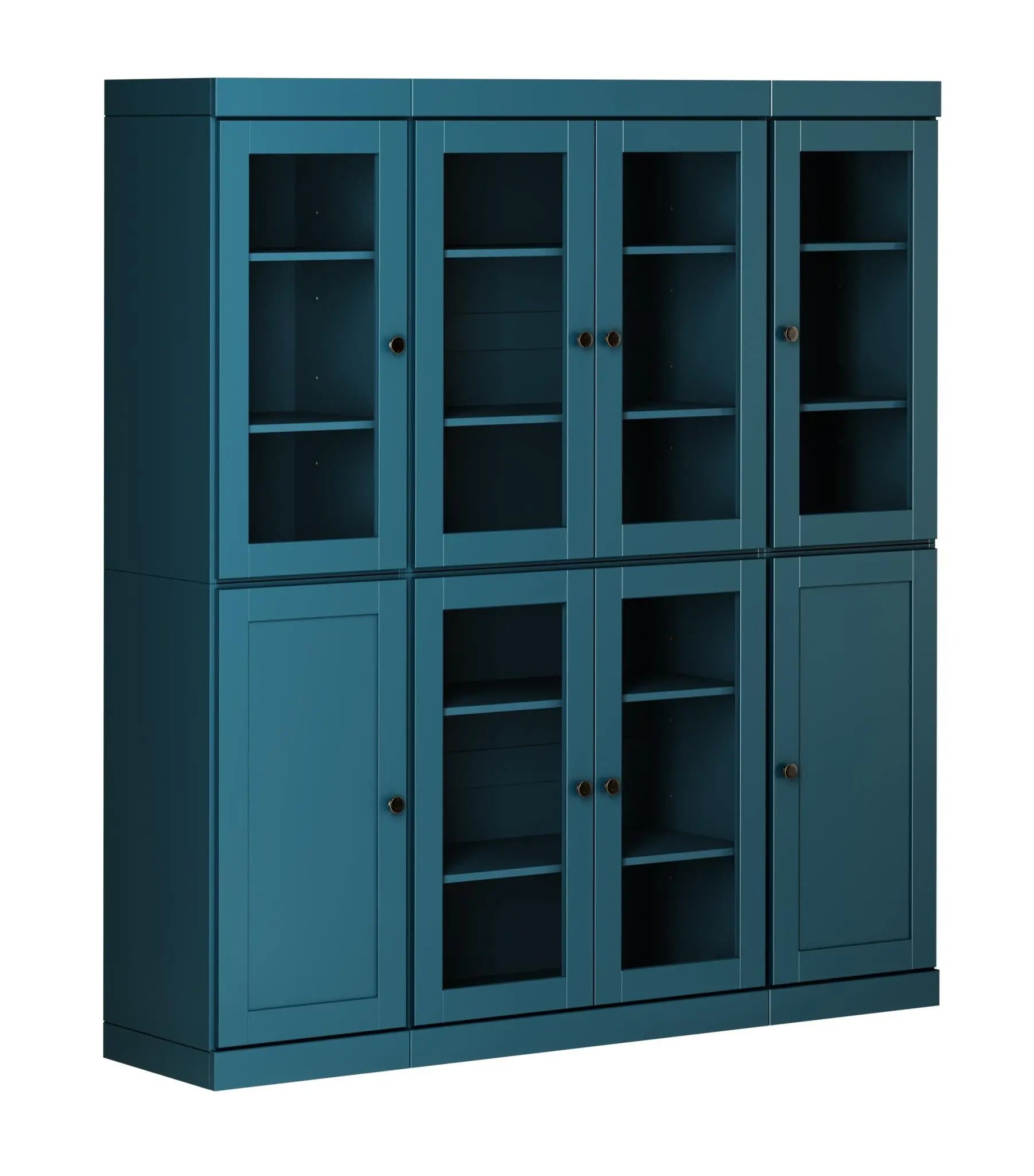72" Black Solid Wood 8 Pantry Or Storage Closet Homeroots Kitchen & Dining