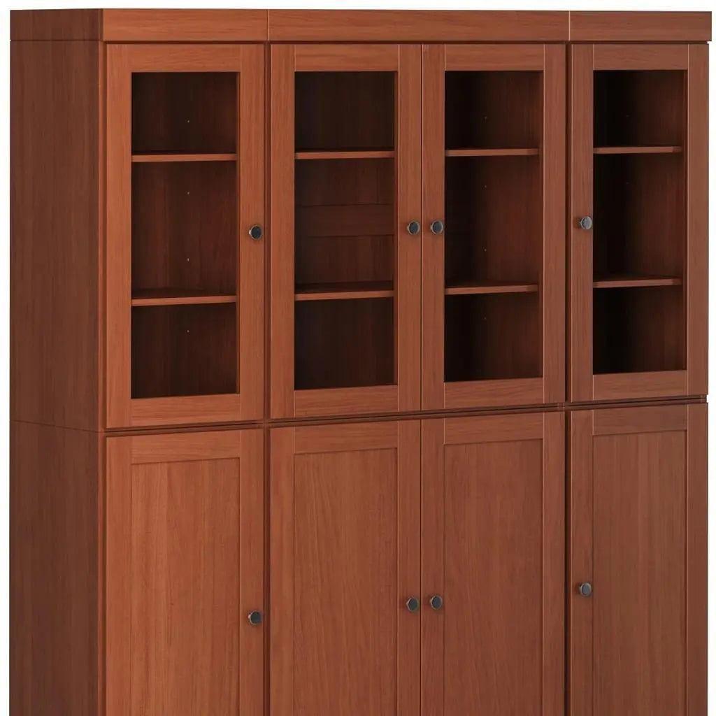 72" Coffee Solid Wood 8 Pantry Or Storage Closet Homeroots Kitchen & Dining