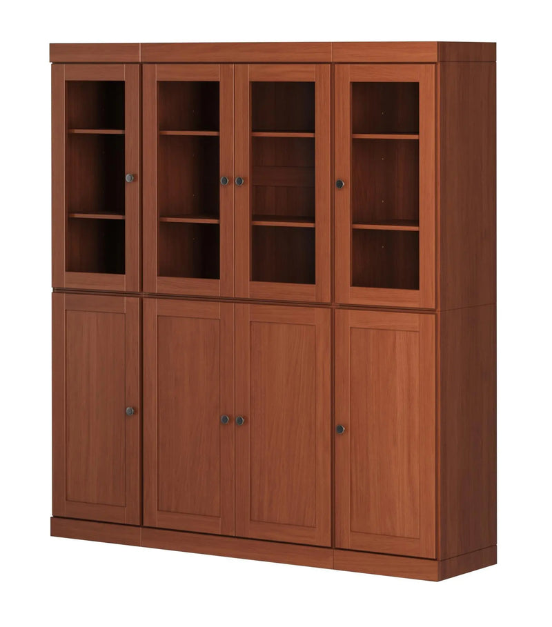72" Coffee Solid Wood 8 Pantry Or Storage Closet Homeroots Kitchen & Dining