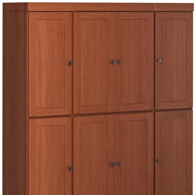 72" Coffee Solid Wood 8 Pantry Or Storage Closet Homeroots Kitchen & Dining