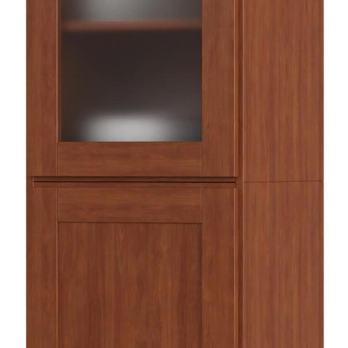 72" Coffee Solid Wood Two Door Pantry Or Storage Closet Homeroots Kitchen & Dining