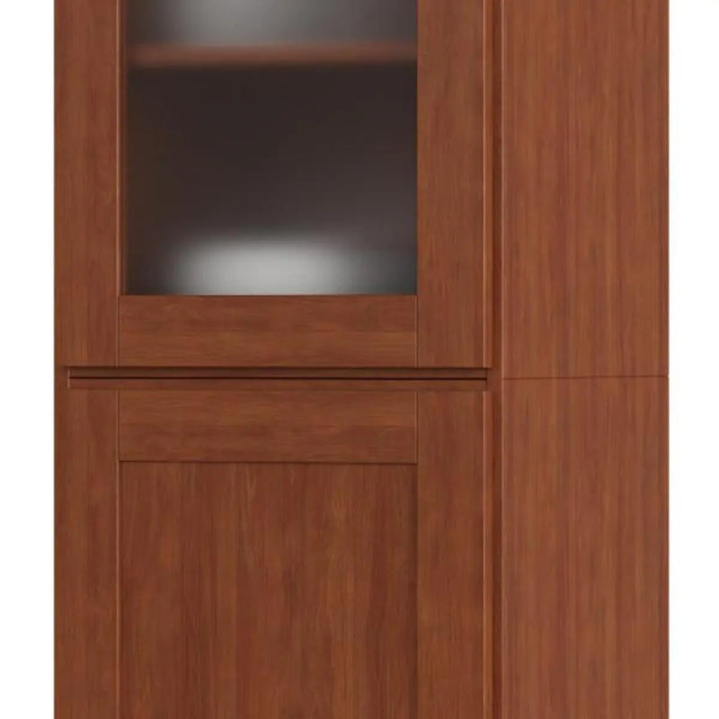 72" Coffee Solid Wood Two Door Pantry Or Storage Closet Homeroots Kitchen & Dining