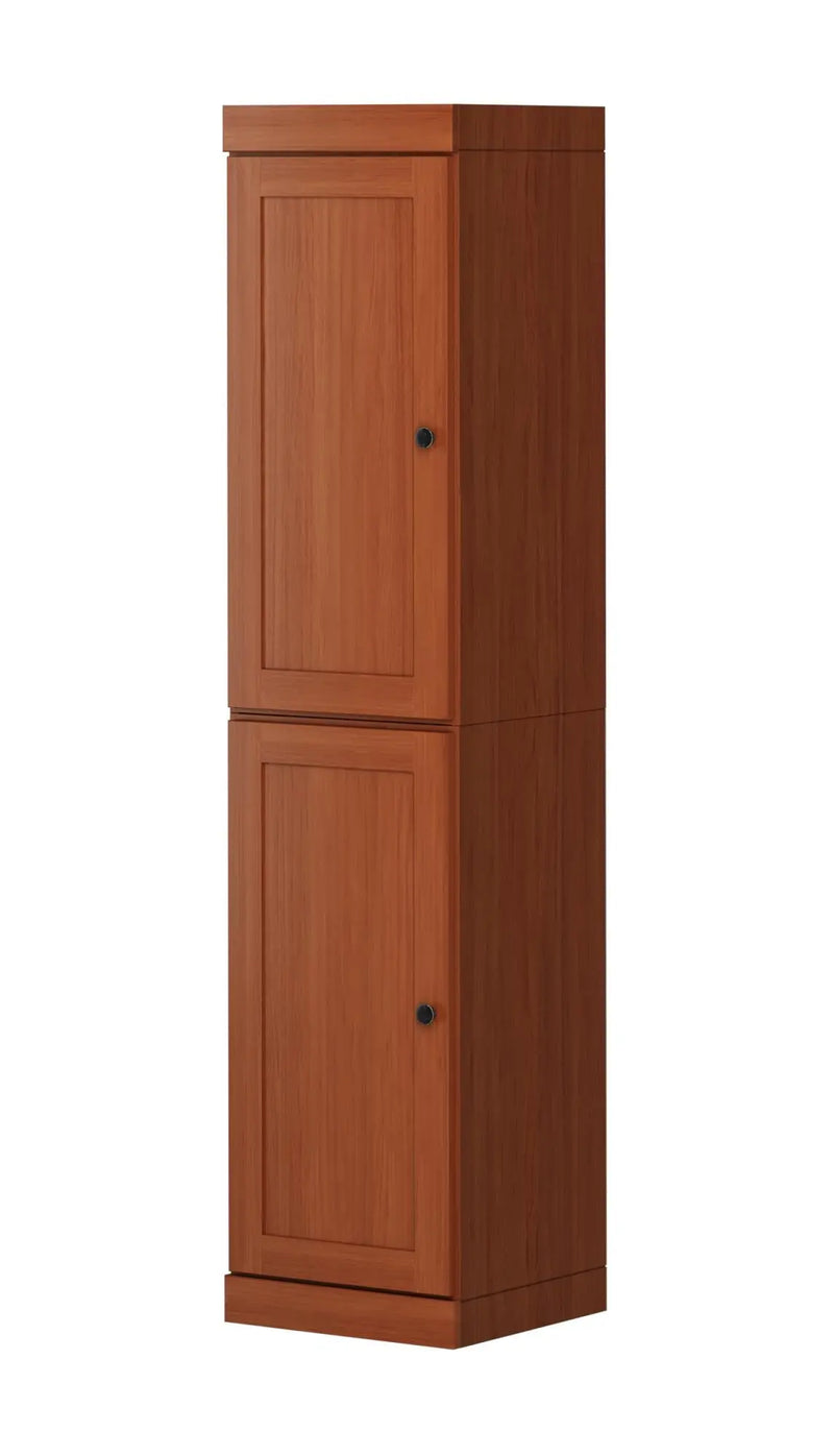72" Coffee Solid Wood Two Door Pantry Or Storage Closet Homeroots Kitchen & Dining