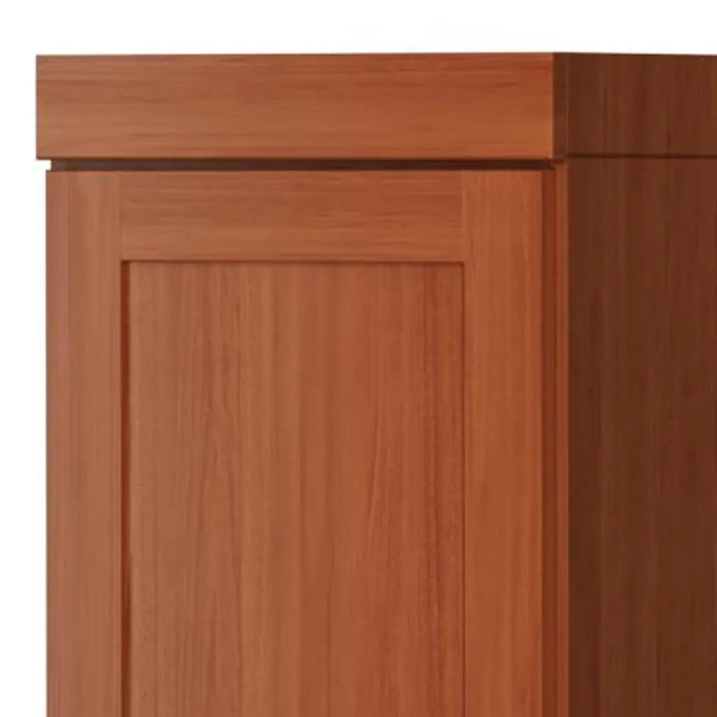 72" Coffee Solid Wood Two Door Pantry Or Storage Closet Homeroots Kitchen & Dining
