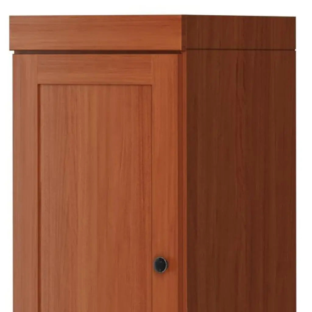 72" Coffee Solid Wood Two Door Pantry Or Storage Closet Homeroots Kitchen & Dining