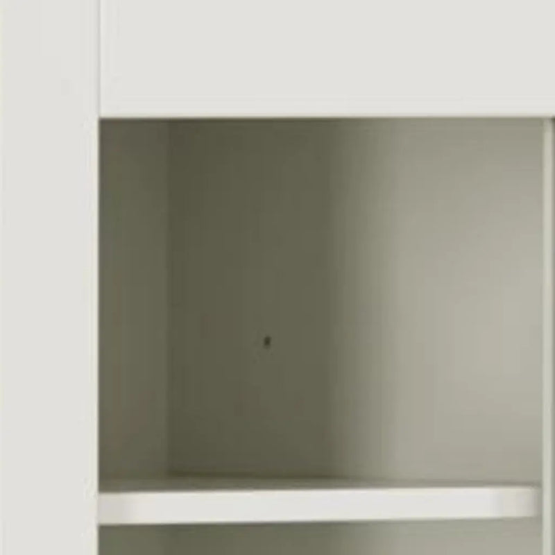 72" Off White Solid Wood 8 Pantry Or Storage Closet Homeroots Kitchen & Dining