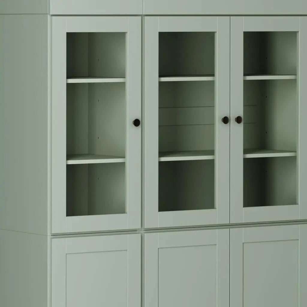 72" Sage Solid Wood 8 Pantry Or Storage Closet Homeroots Kitchen & Dining