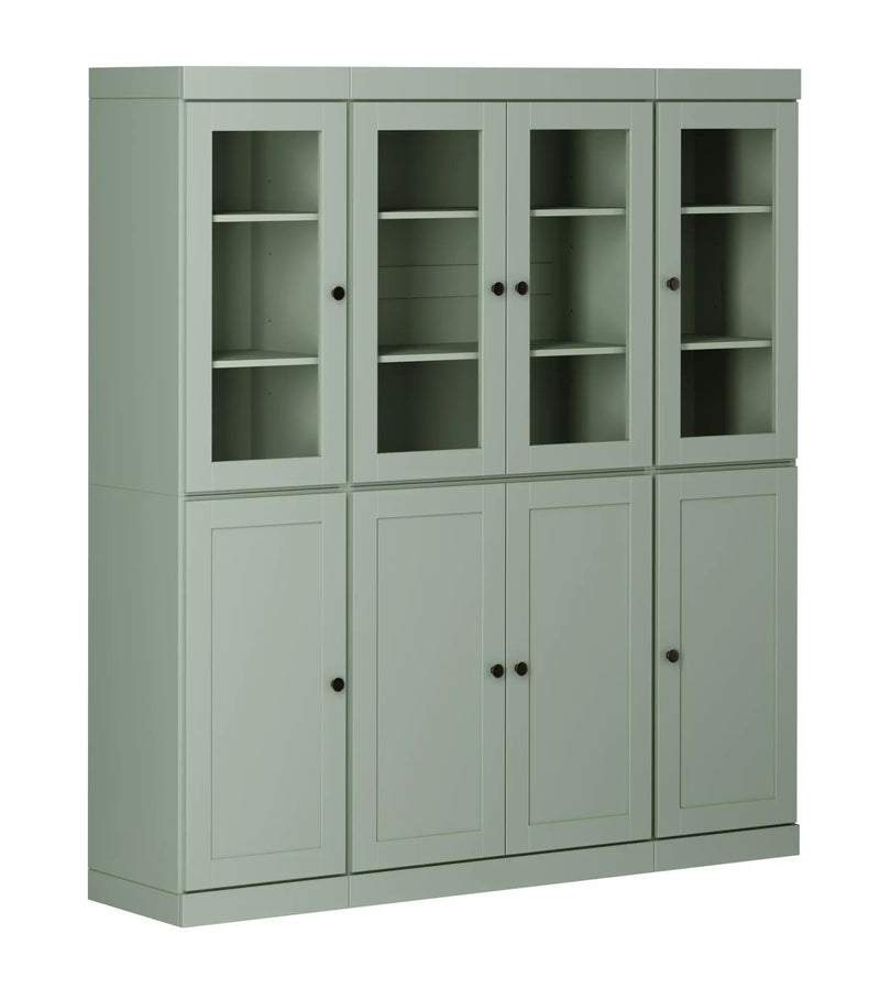 72" Sage Solid Wood 8 Pantry Or Storage Closet Homeroots Kitchen & Dining