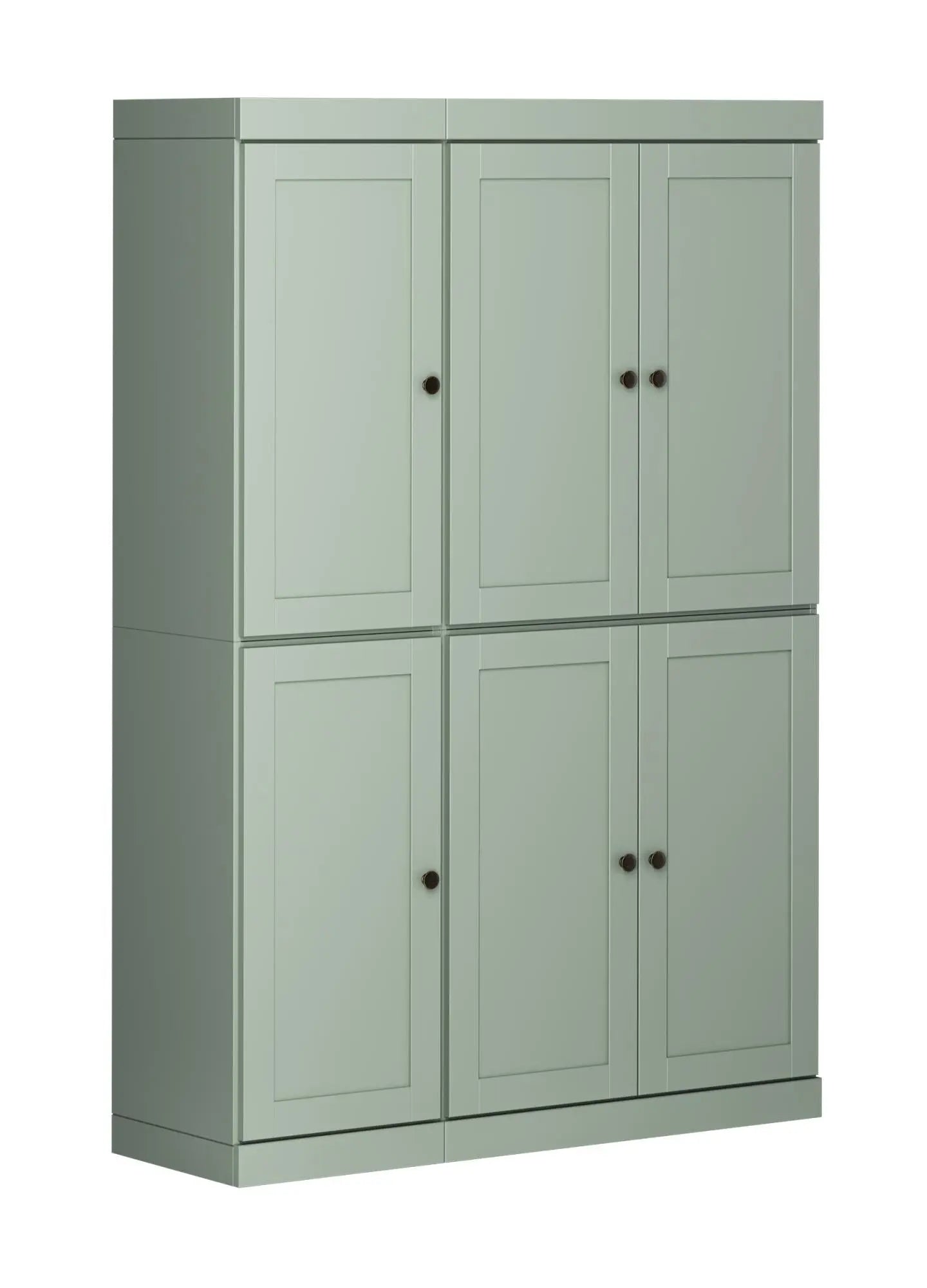 72" Sage Solid Wood 8 Pantry Or Storage Closet Homeroots Kitchen & Dining