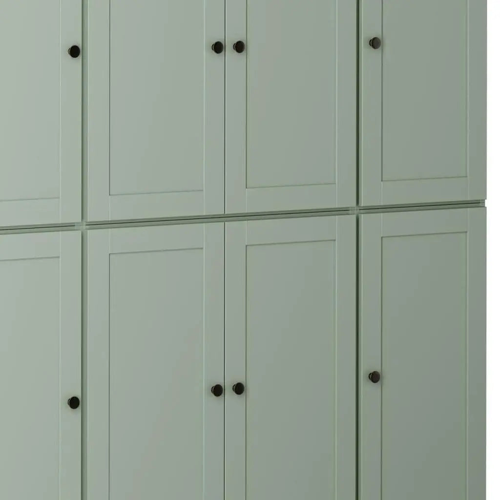 72" Sage Solid Wood 8 Two Drawer Pantry Or Storage Closet Homeroots Kitchen & Dining