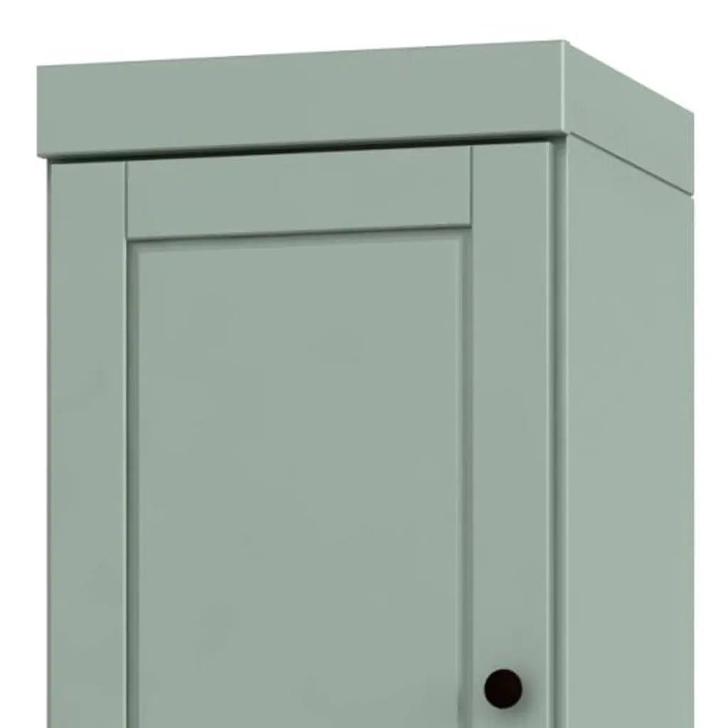 72" Sage Solid Wood Two Door Pantry Or Storage Closet Homeroots Kitchen & Dining