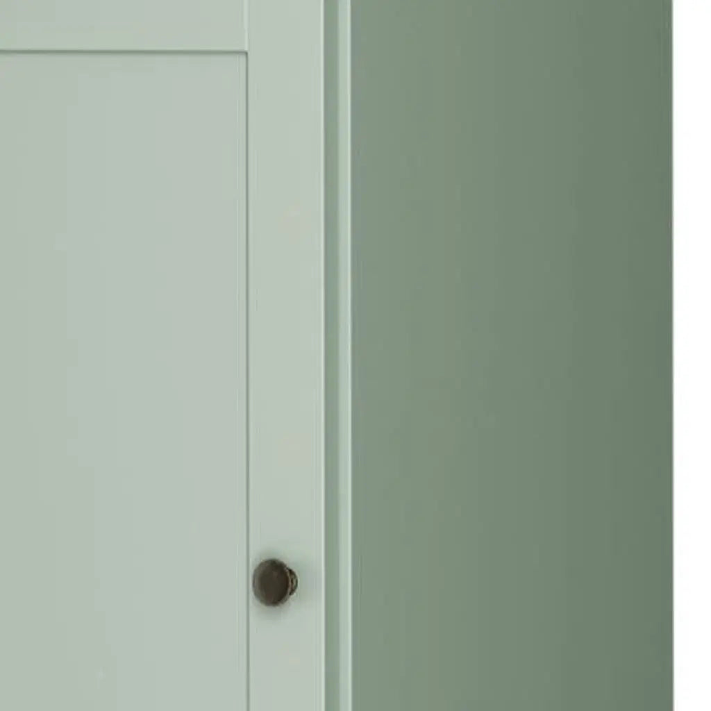 72" Sage Solid Wood Two Door Pantry Or Storage Closet Homeroots Kitchen & Dining