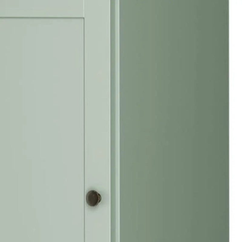 72" Sage Solid Wood Two Door Pantry Or Storage Closet Homeroots Kitchen & Dining