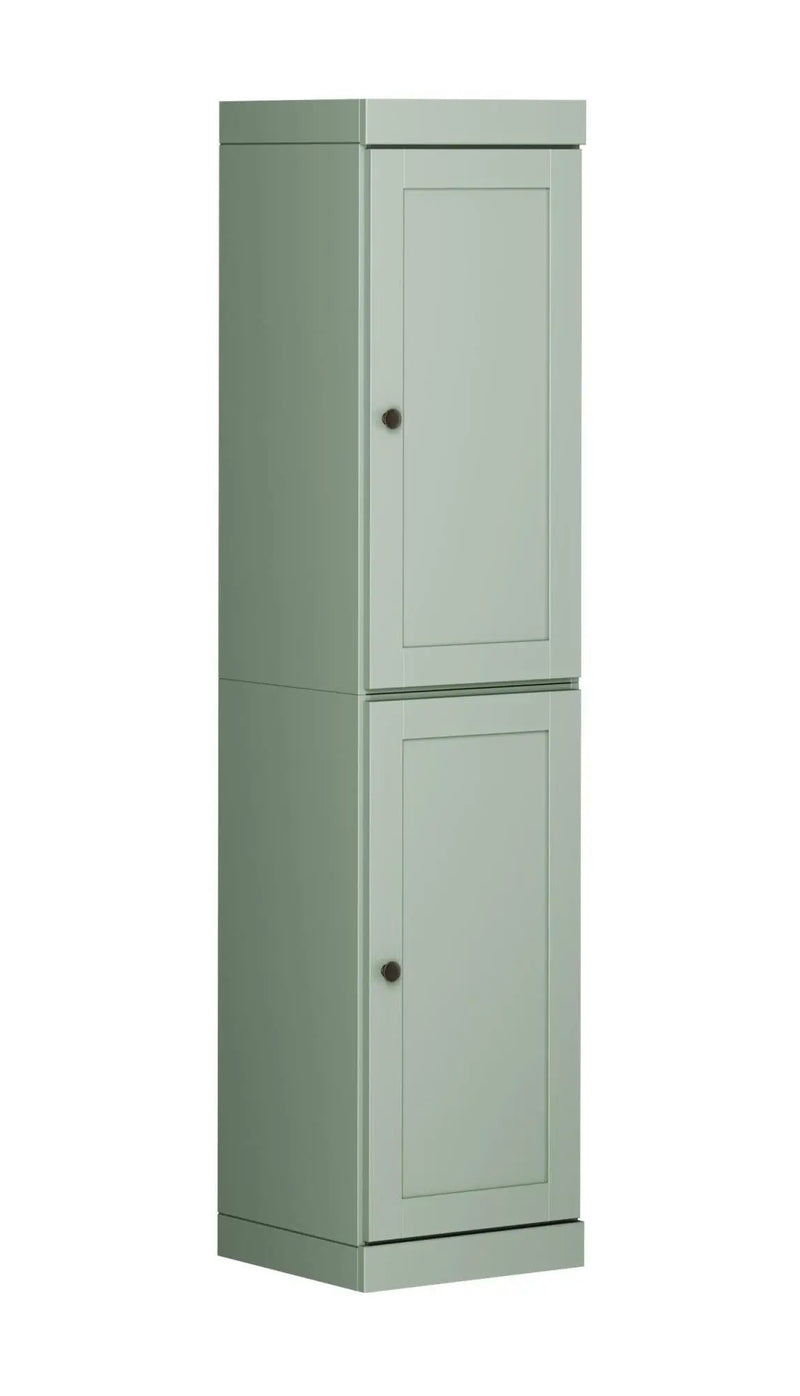 72" Sage Solid Wood Two Door Pantry Or Storage Closet Homeroots Kitchen & Dining
