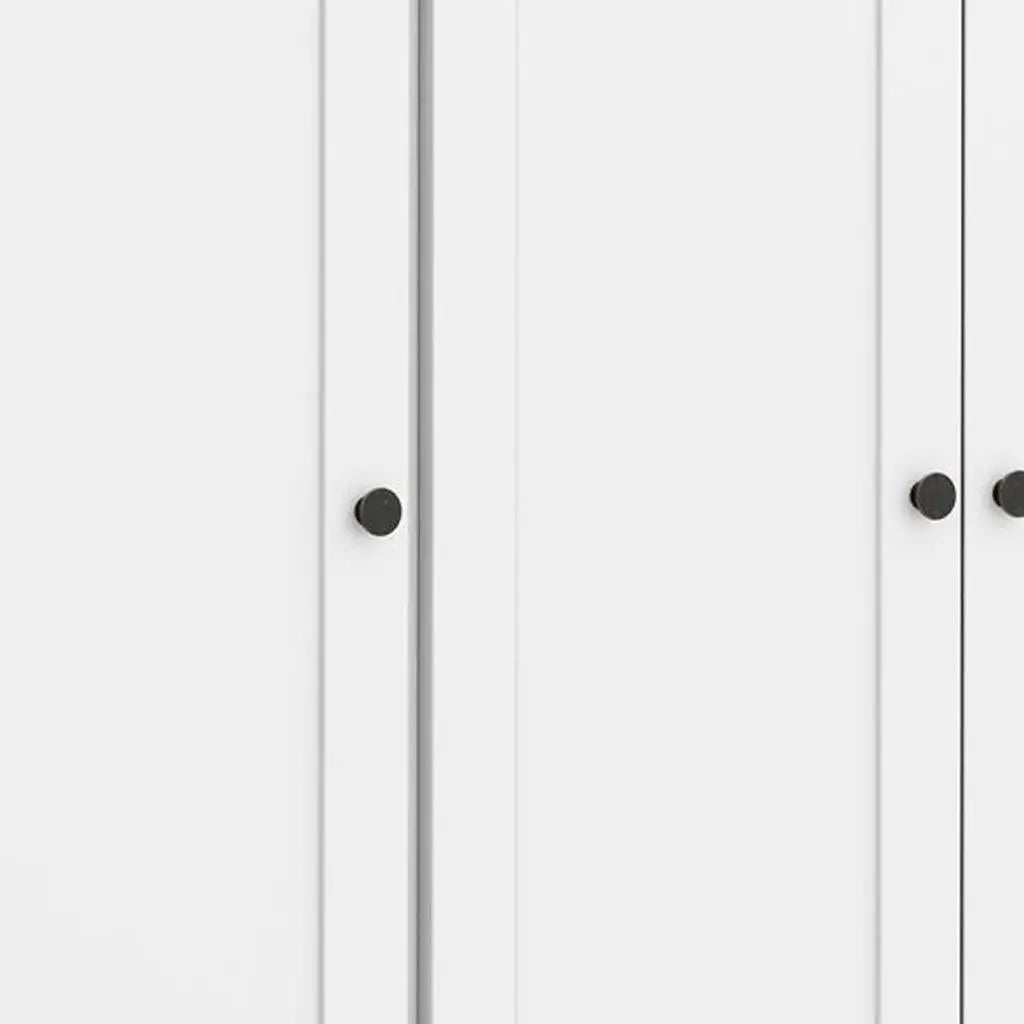 72" White Solid Wood 8 Pantry Or Storage Closet Homeroots Kitchen & Dining