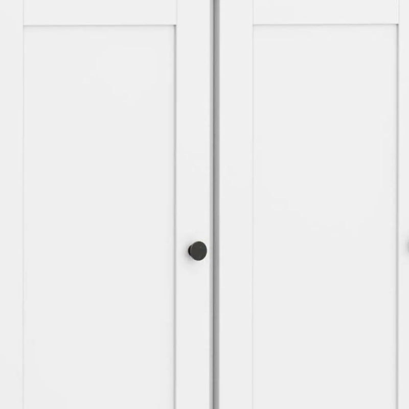 72" White Solid Wood 8 Two Drawer Pantry Or Storage Closet Homeroots Kitchen & Dining