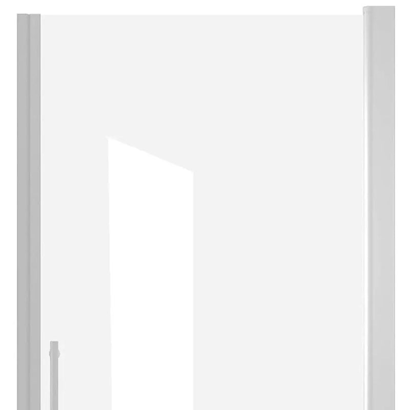 72" X 28" Aluminum and Tempered Glass Shower Door Homeroots Bed & Bath