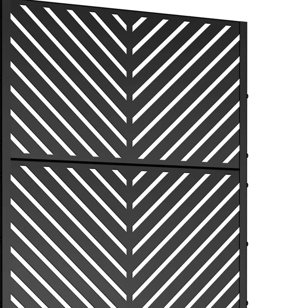 72" X 35" Black Metal Rectangular Planter Box Homeroots Outdoor