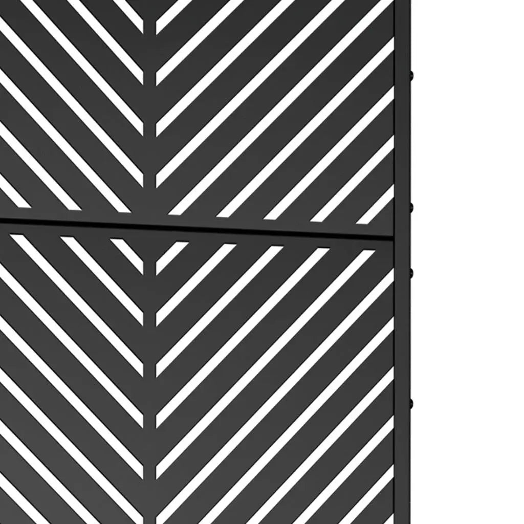 72" X 35" Black Metal Rectangular Planter Box Homeroots Outdoor