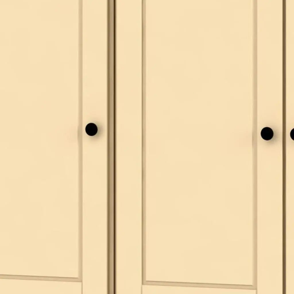 72" Yellow Solid Wood 8 Pantry Or Storage Closet Homeroots Kitchen & Dining