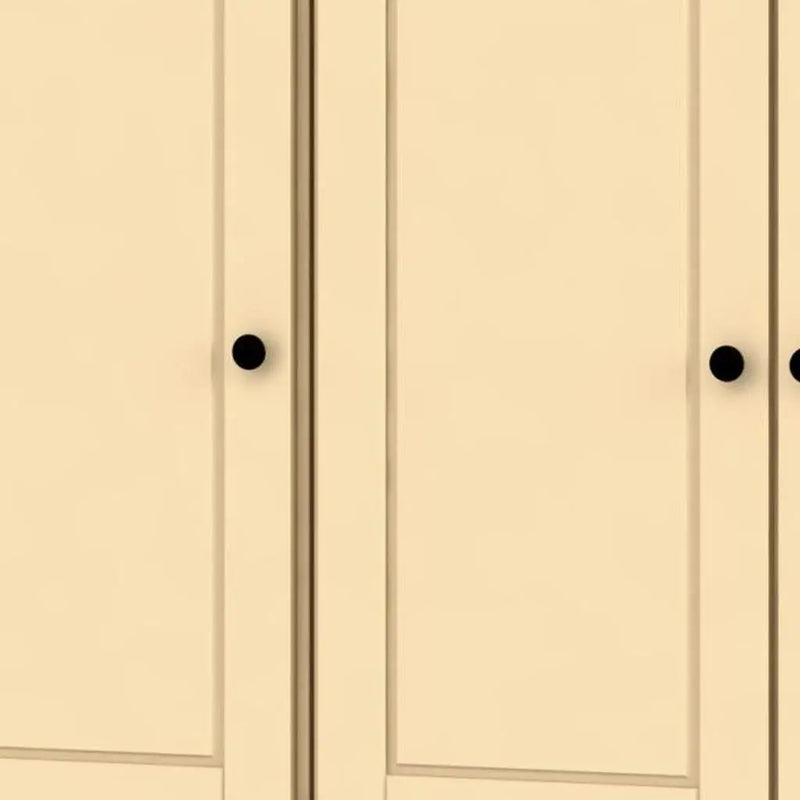 72" Yellow Solid Wood 8 Pantry Or Storage Closet Homeroots Kitchen & Dining