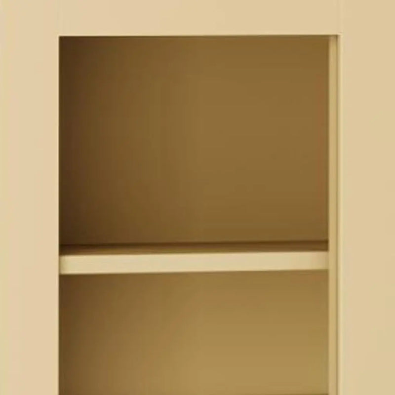 72" Yellow Solid Wood 8 Two Drawer Pantry Or Storage Closet Homeroots Kitchen & Dining