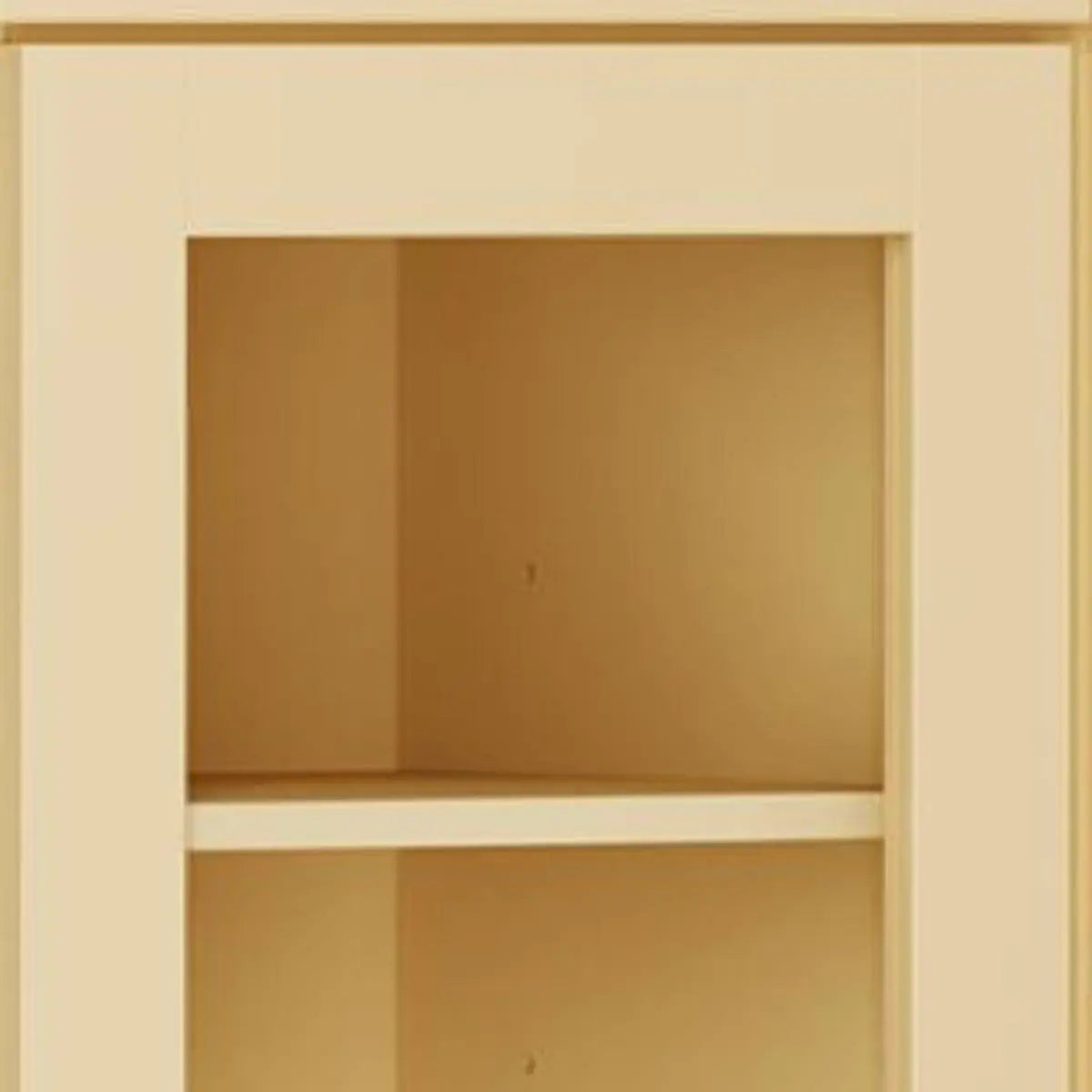 72" Yellow Solid Wood Six Door Two Drawer Pantry Or Storage Closet Homeroots Kitchen & Dining