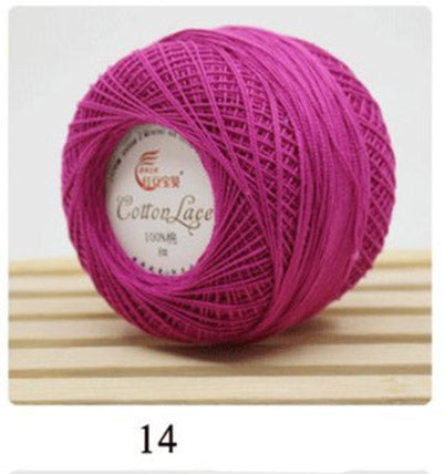Crochet Knitting yarn Soft Comfortable Thin Yarn Lace Threads for Knitting 14 Colour Eco-friendly Dyed Sweater Scarf