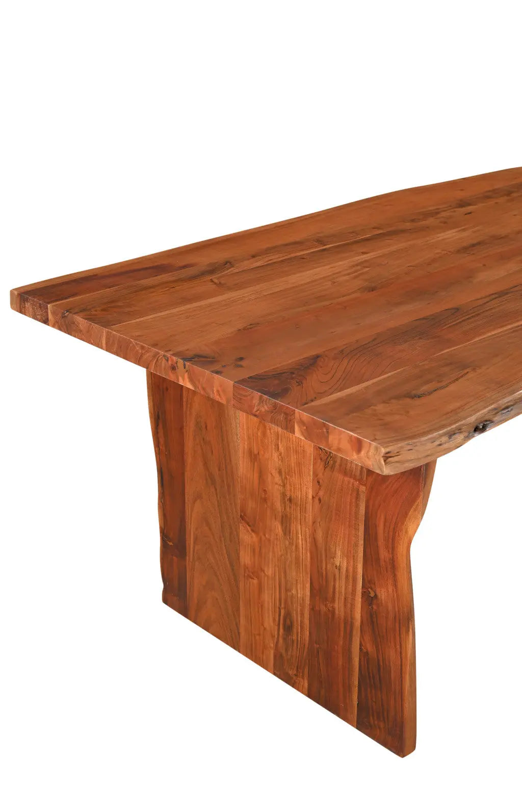 73" Brown Solid Wood Dining Bench Homeroots Living Room