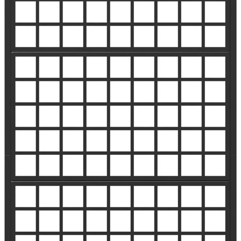 73" X 35" Black Geometric Galvanized Metal Rectangular Planter Box Homeroots Outdoor