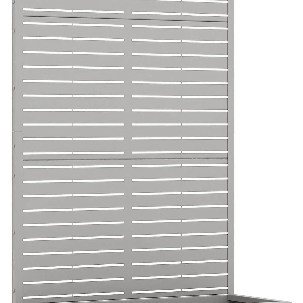73" X 35" Gray Striped Galvanized Metal Rectangular Planter Box Homeroots Outdoor